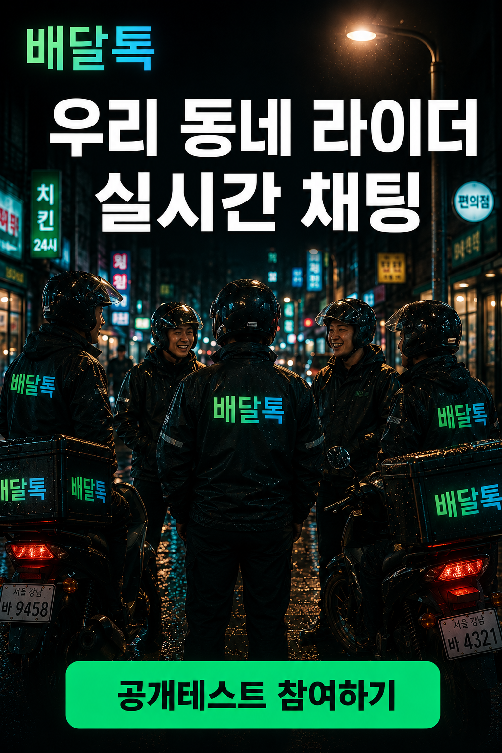 배달톡 라이더 실시간 채팅