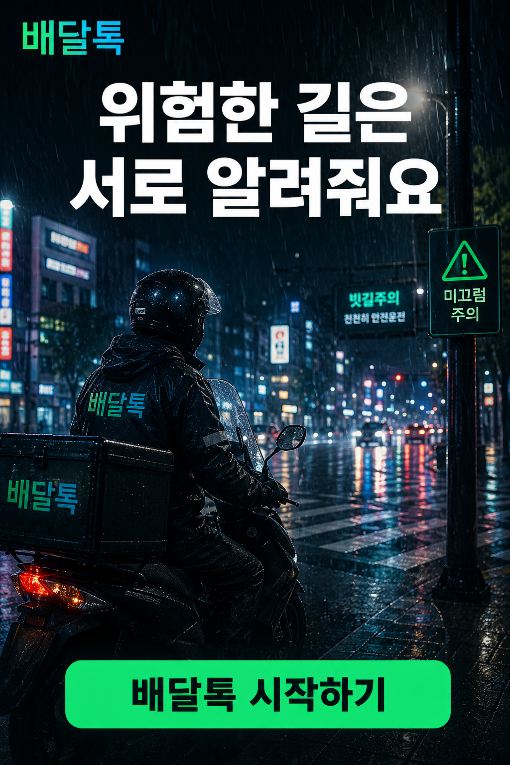 배달톡 안전 정보 공유